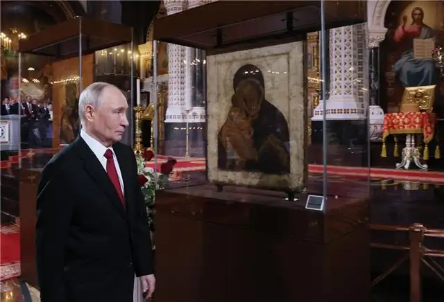 Патриарх Кирилл выразил благодарность Владимиру Путину за возвращение Донской и Владимирской икон РПЦ