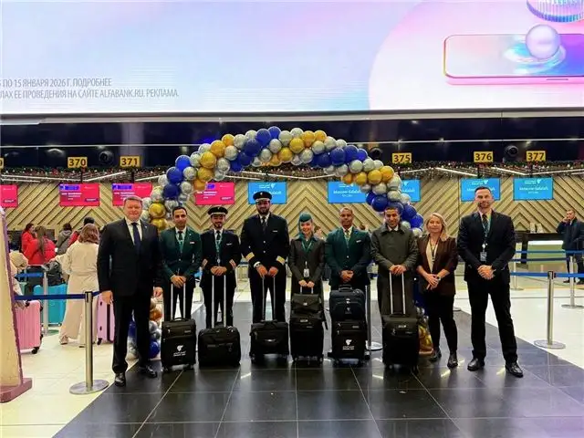 Салала встречает первый прямой рейс Oman Air из Москвы с триумфом